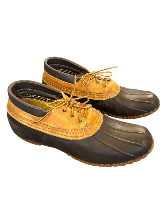 L.L. Bean Other - VTG L.L.Bean Maine Hunting Duck Shoes Men's13M Brown Tan Leather Rubber